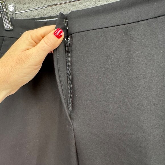 Zara Dress Pants Womens Black Stretch Skinny Leg Flat Front Size M - Picture 12 of 12